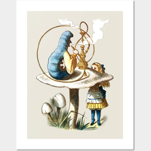 The Caterpillar - Alice In Wonderland Wall Art by The Blue Box